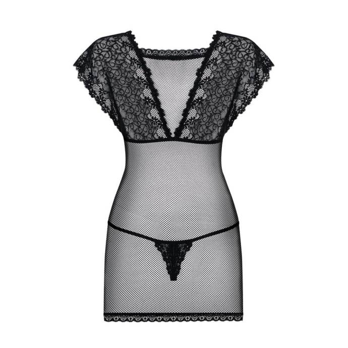 821-CHE-1 chemise & thong  S/M