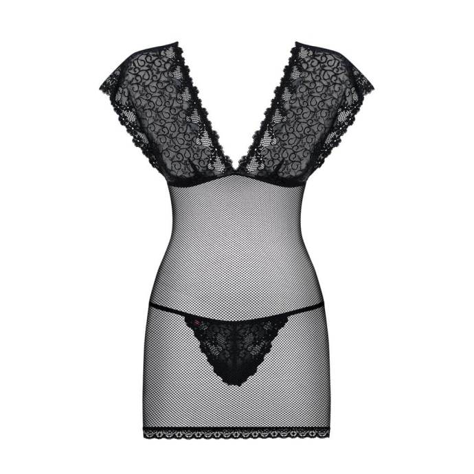 821-CHE-1 chemise & thong  S/M