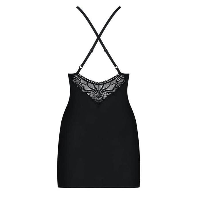 828-CHE-1 chemise & thong  S/M