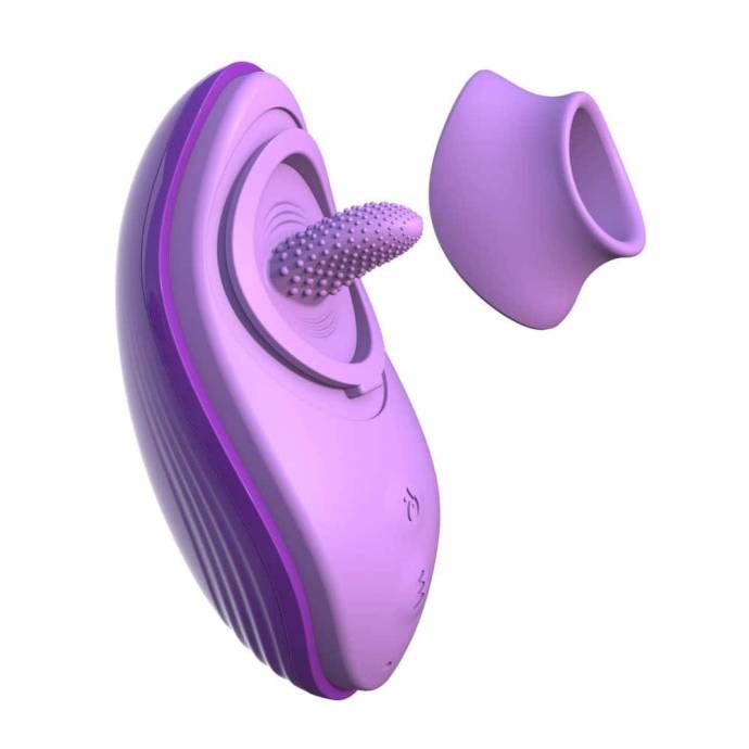 Fantasy For Her Her Silicone Fun Tongue - Purple
