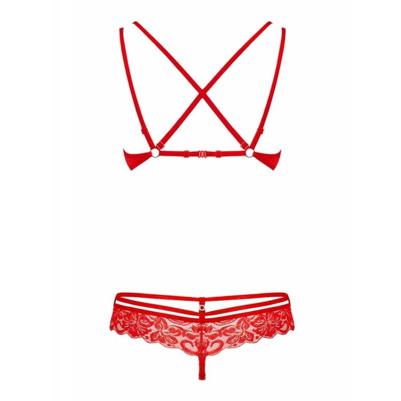860-SET-3 2 pcs set red  S/M