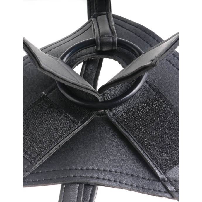 KC STRAP-ON HARNESS W/9" COCK FLESH