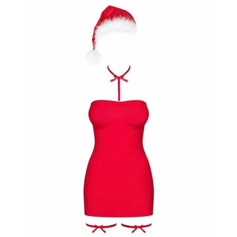 BABYDOLL NATALIZIO KISSMAS ROSSO S/M