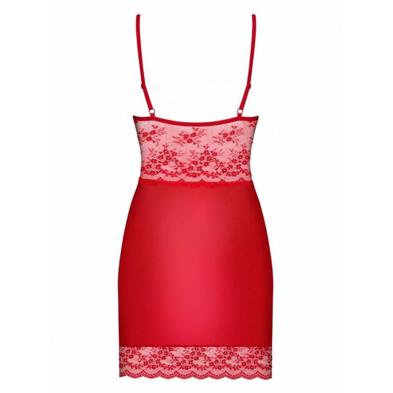 BABYDOLL E PERIZOMA HOT LOVICA ROSSO XXL