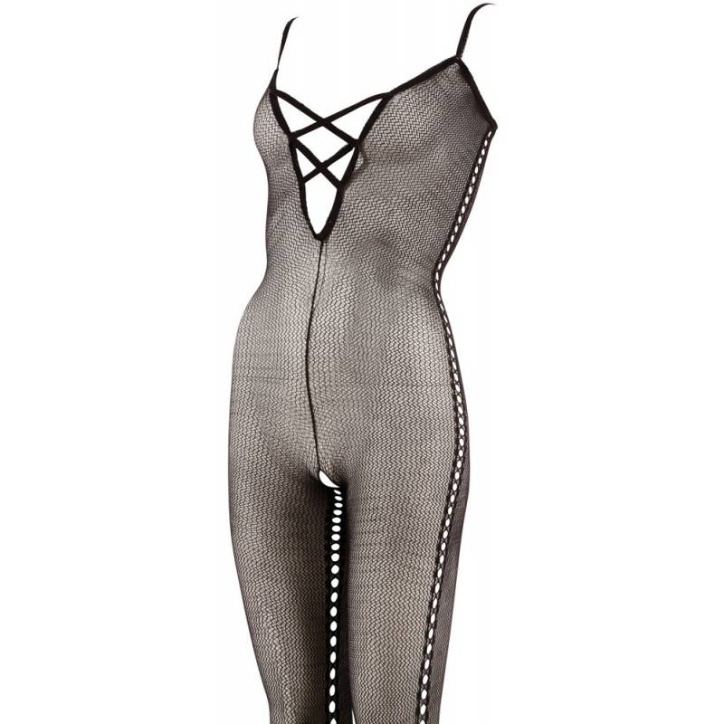 TUTA A RETE SEXY FELIDA NERA L/XL