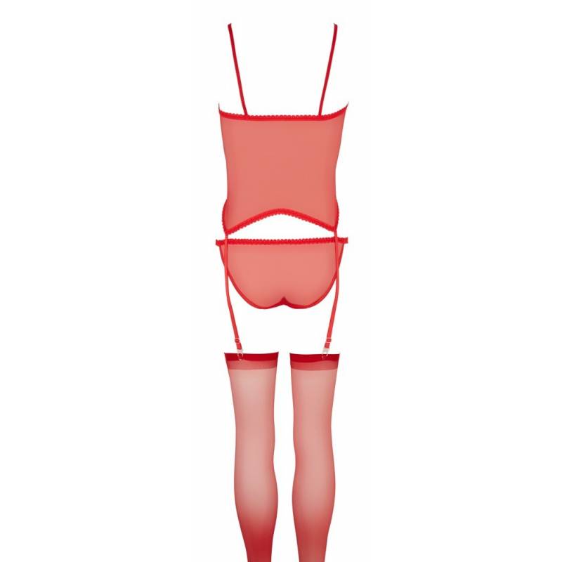 CORSETTO HARD ROSSO S M L