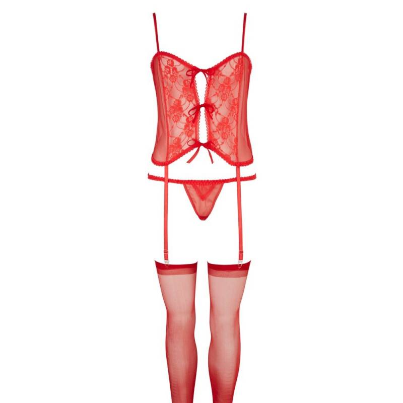 CORSETTO HARD ROSSO S M L