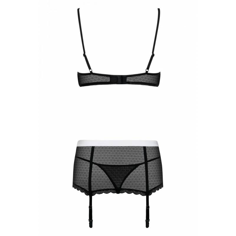 COSTUME DA DOMESTICA SEXY NERO S/M