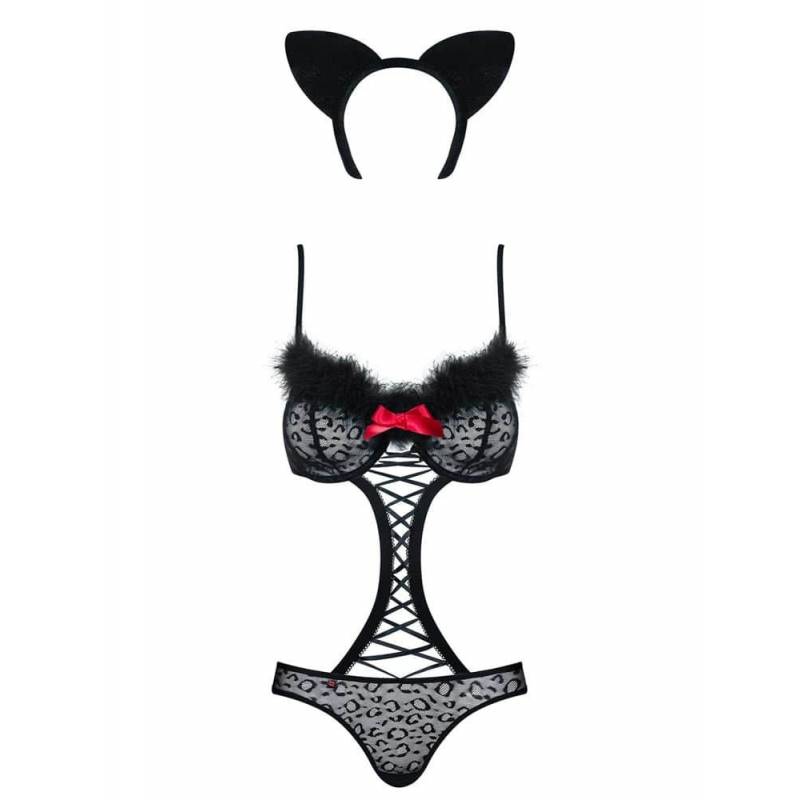 COSTUME GATTINA SEXY NERO L/XL