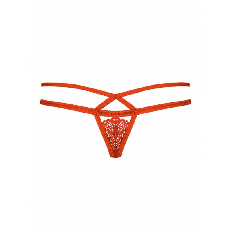 838-THO-3 PERIZOMA NATALIZIO SEXY ROSSO S/M