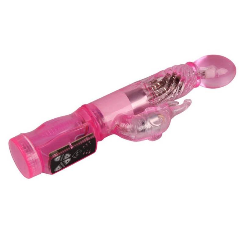 3-speed vibe, 3-speed rotation, beads, TPR Available color: Pink and Purple Battery: 3AAA