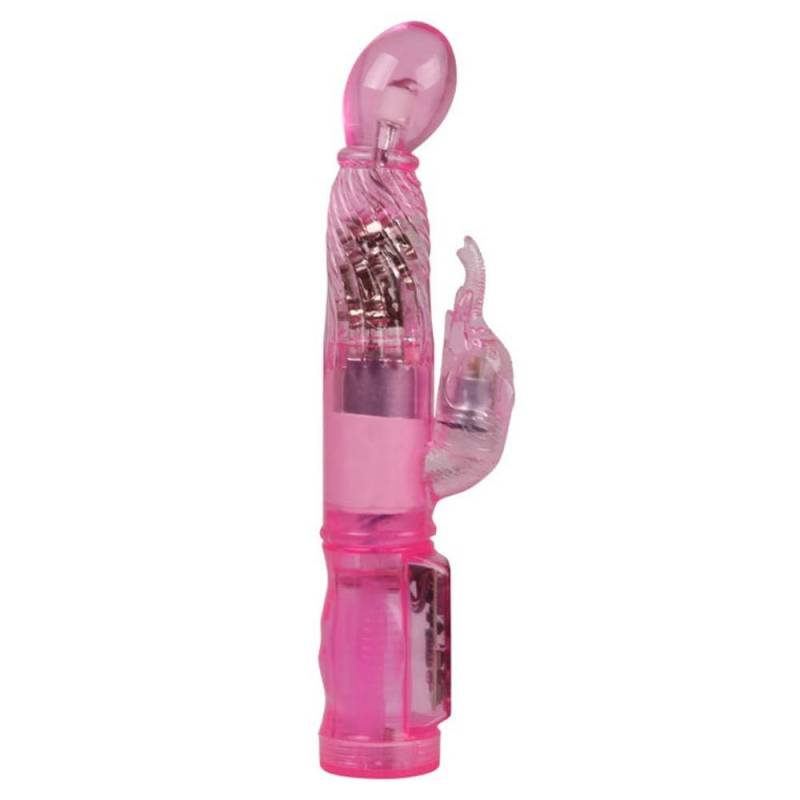 3-speed vibe, 3-speed rotation, beads, TPR Available color: Pink and Purple Battery: 3AAA