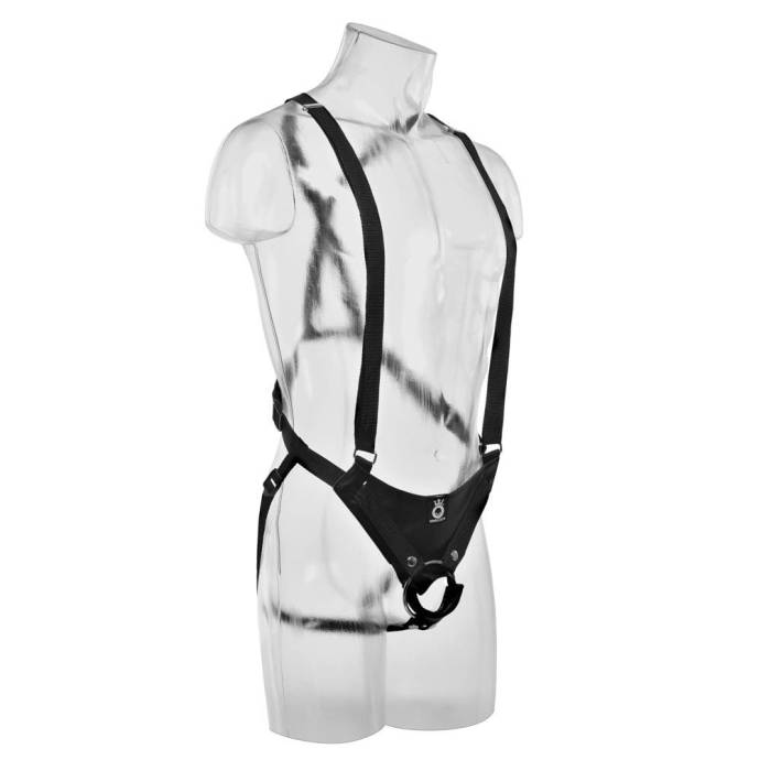 King Cock Hollow Strap-on Suspender System flesh