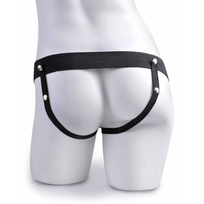 Fetish Fantasy 7" Hollow Rechargeable Strap-On Remote Tan