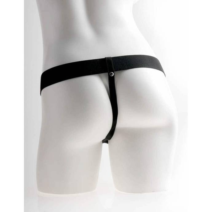 Fetish Fantasy Series 7" Hollow Strap-On - Flesh/Black