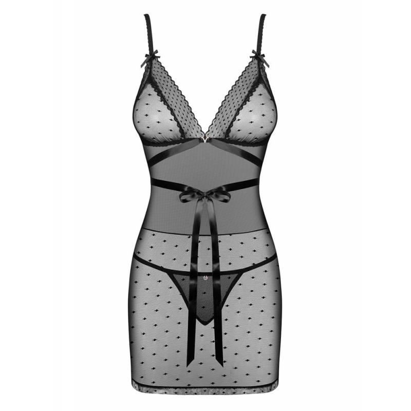 Bowessa chemise & thong  S/M