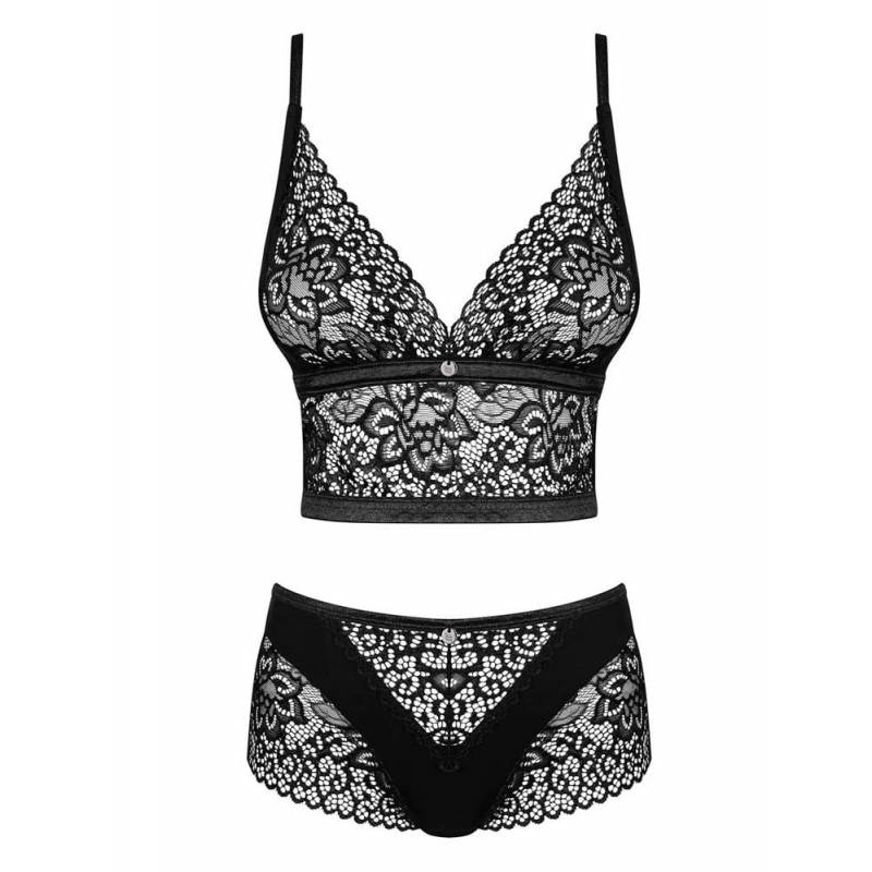 Cecilla top & shorties black  S/M