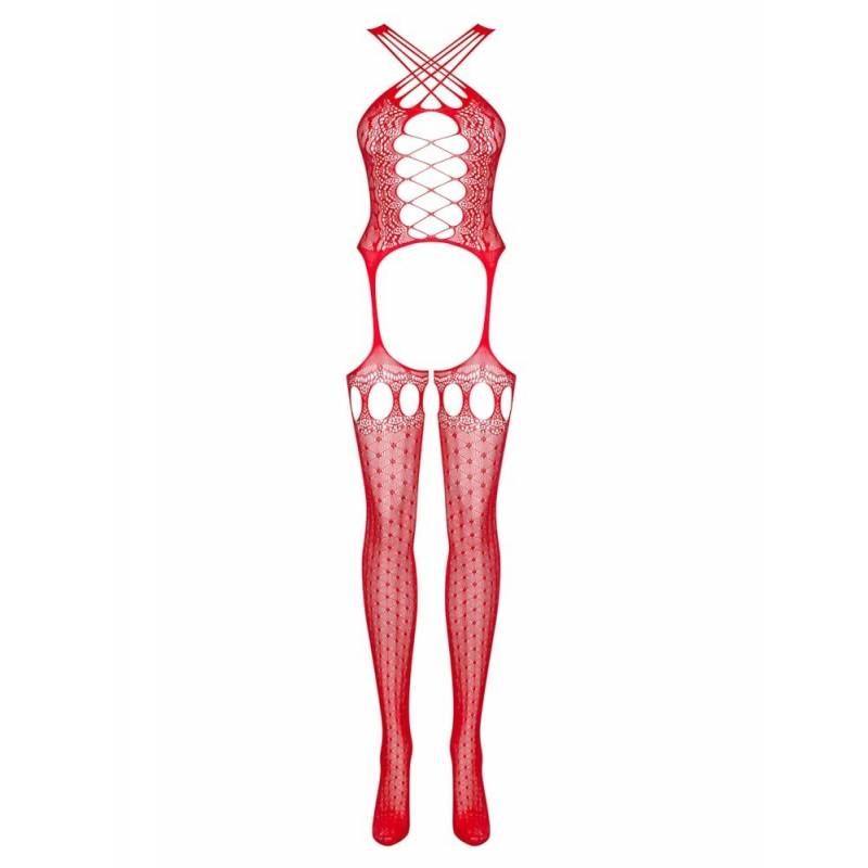 Bodystocking G313 red  S/M/L
