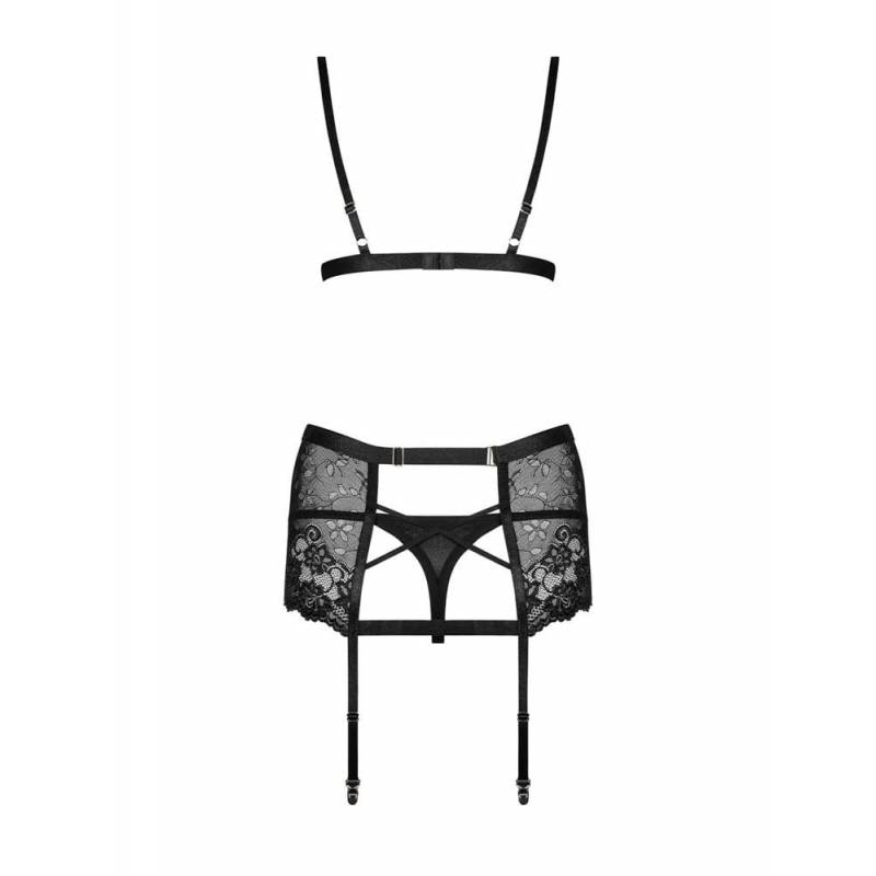 Blanita 3-pcs set black L/XL