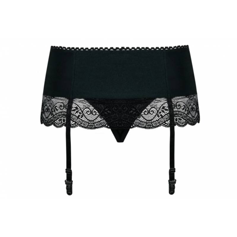 GIARRETTIERA REGGICALZE E PERIZOMA MIAMOR L/XL