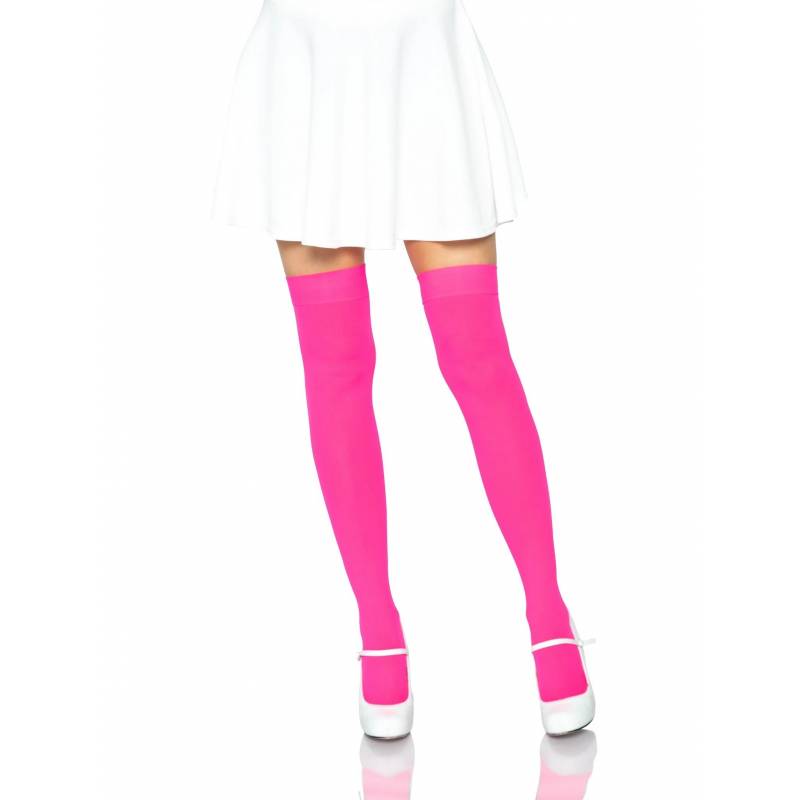 CALZE AUTOREGGENTI VELATE ROSA S-L