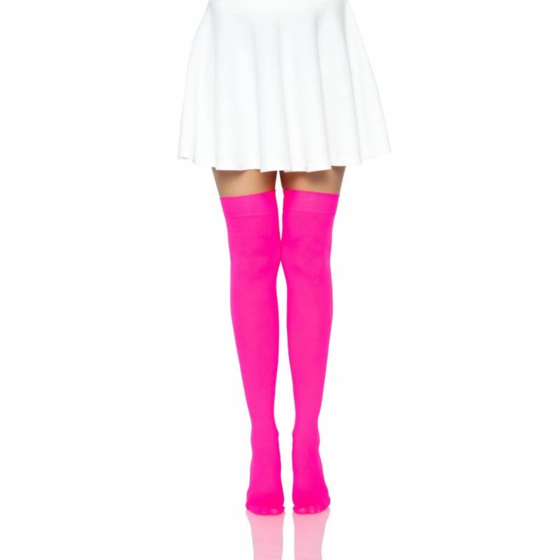 CALZE AUTOREGGENTI VELATE ROSA S-L