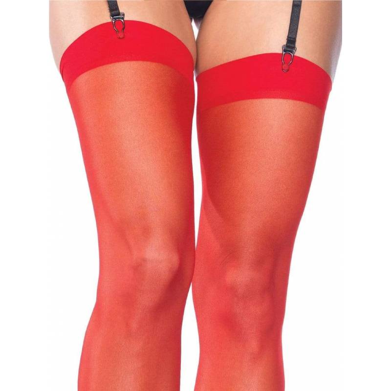 CALZE VELATE PARIGINE ROSSE S-L