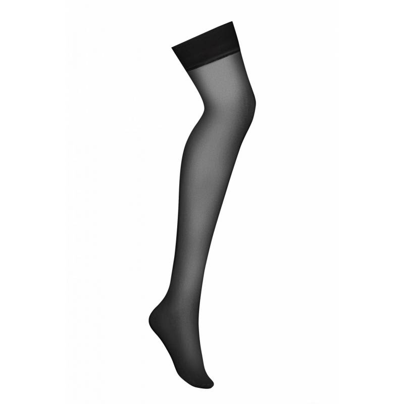 CALZE NERE VELATE E BALZA ELASTICA S-M