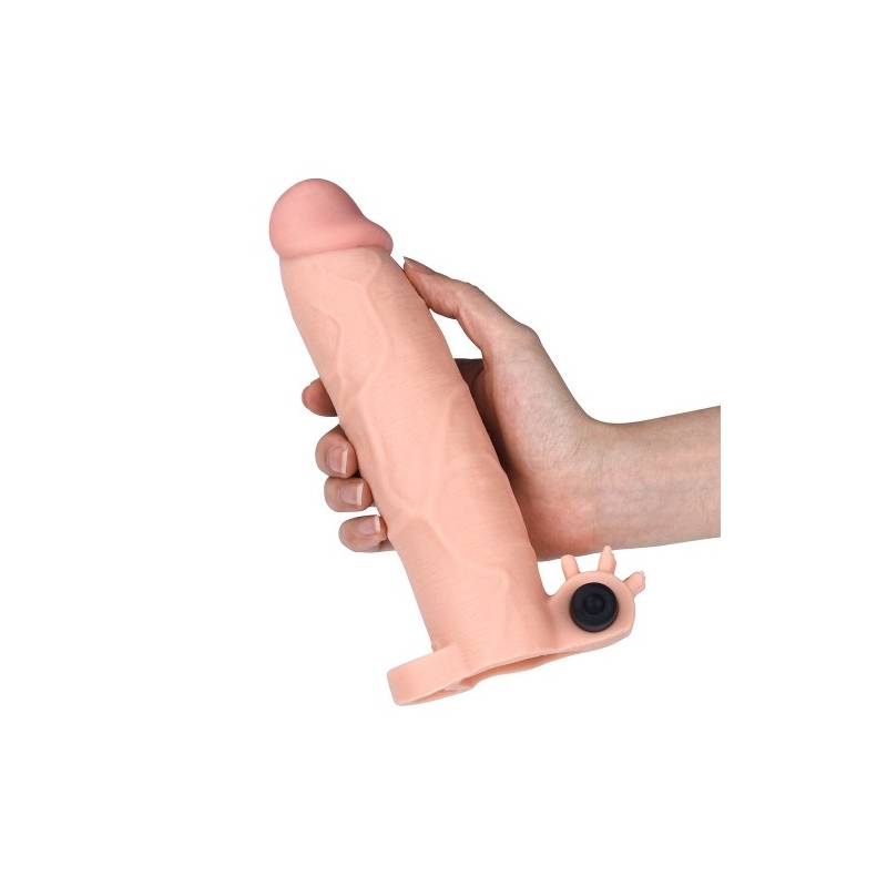 MEGA GUAINA VIBRANTE PER PENE PENIS SLEEVE 6