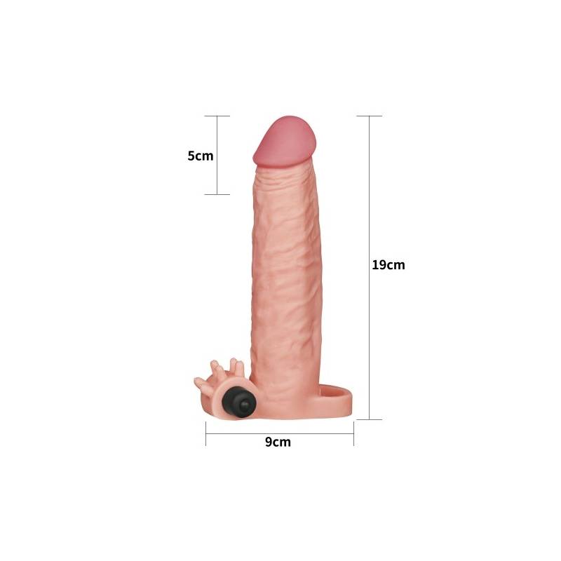 MEGA GUAINA VIBRANTE REALISTICA PER PENE PENIS SLEEVE 4