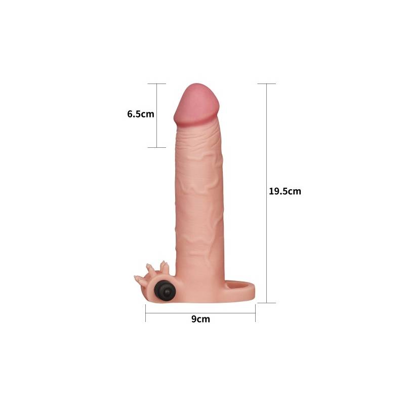 MEGA GUAINA VIBRANTE ALLUNGA PENE PENIS SLEEVE 5