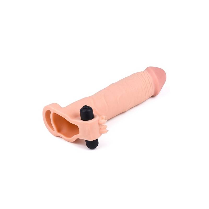 MEGA GUAINA VIBRANTE ALLUNGA PENE PENIS SLEEVE 5