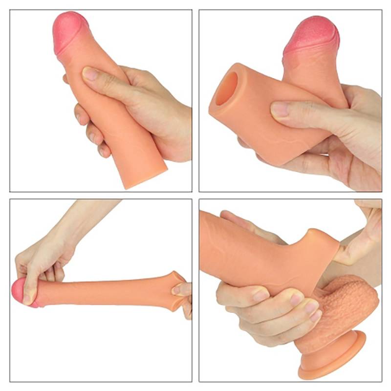 PROLUNGA FALLICA IN PURO SILICONE REALISTICA