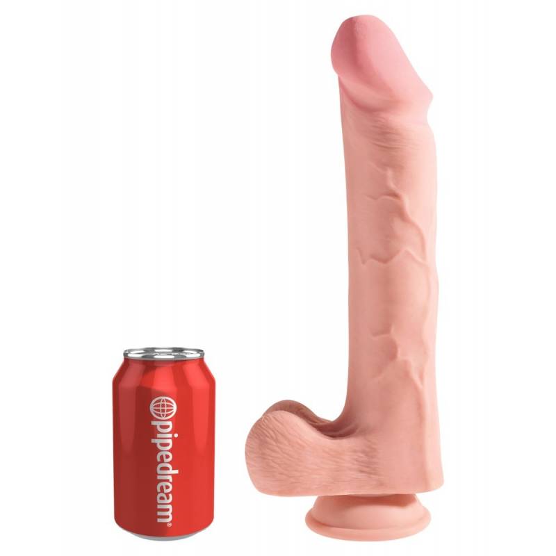 12" KING COCK PLUS TRIPLE DENSITY DILDO GIGANTE