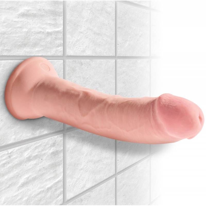 8" KING COCK PLUS TRIPLE DENSITY DILDO SENZA TESTICOLI