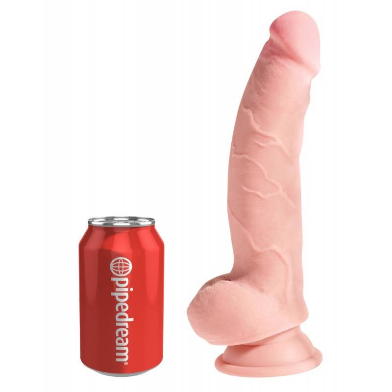 8" KING COCK PLUS TRIPLE DENSITY FAT DILDO