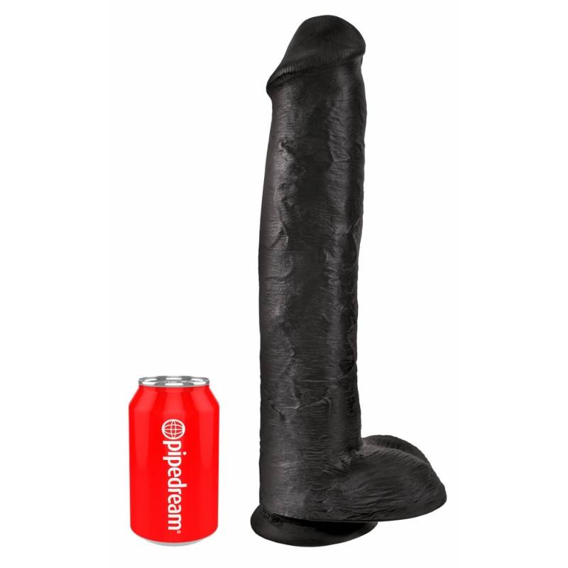 15" KING COCK DILDO GIGANTE NERO