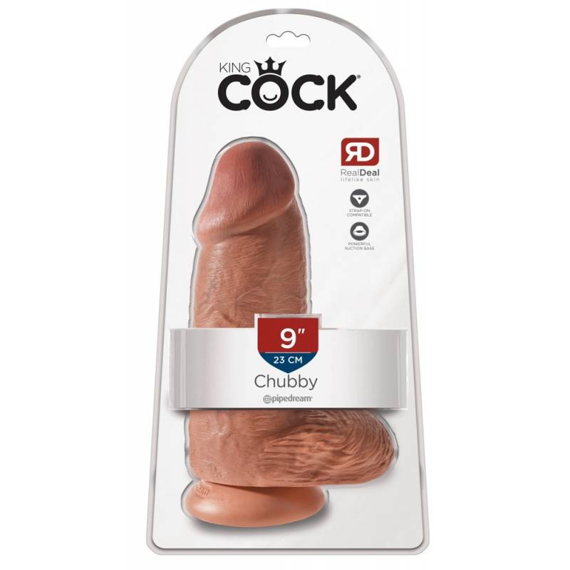 KING COCK CHUBBY MEGA DILDO MULATTO