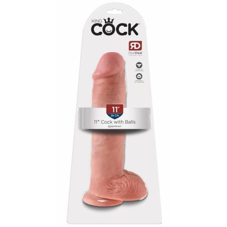 11" KING COCK DILDO GIGANTE ROSA