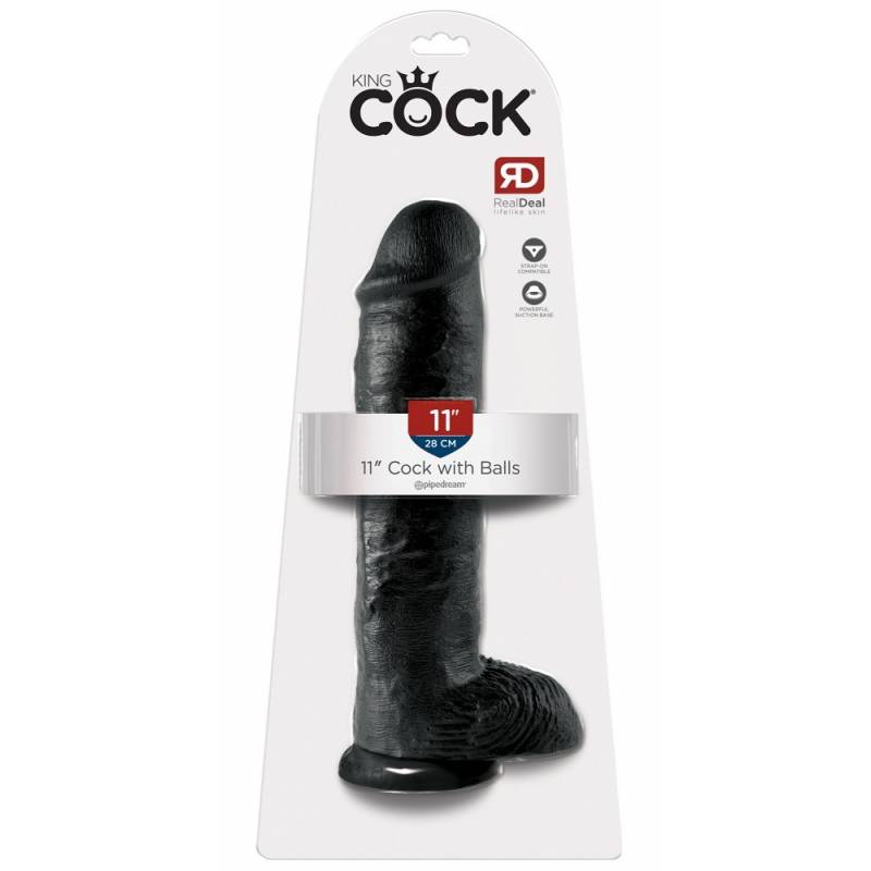 11" KING COCK DILDO GIGANTE NERO