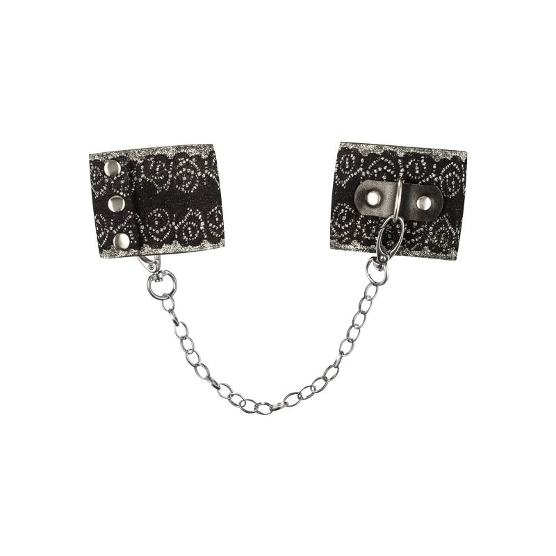 MANETTE NERE SOFT CON CATENA A747