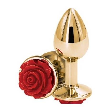 REAR ASSETS - PLUG ANALE CON ROSA ROSSA PICCOLO