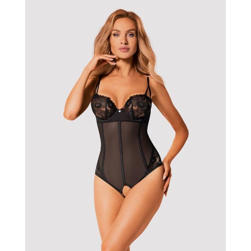 Serena Love crotchless teddy  M/L