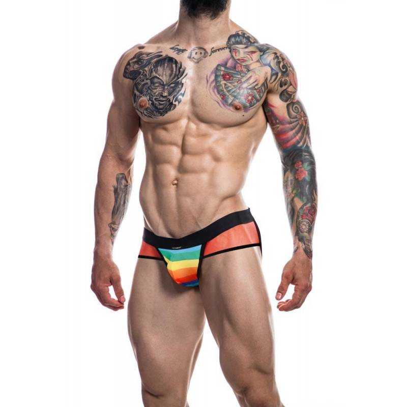 C4M-Mixed Jockstrap-Rainbow-XL