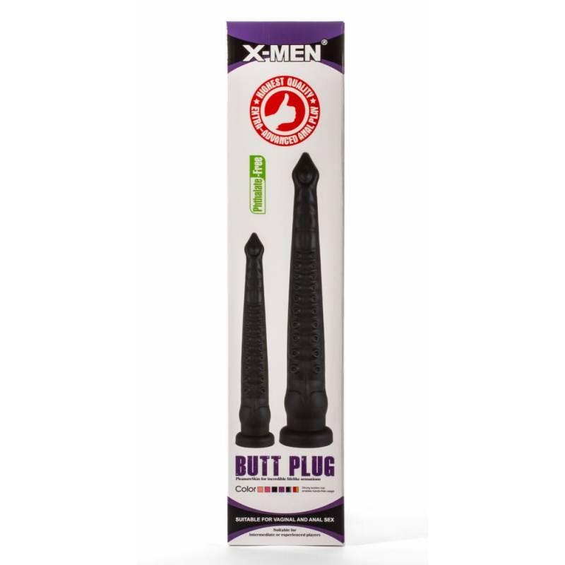 X-Men 17.32 Butt Plug PVC Black"