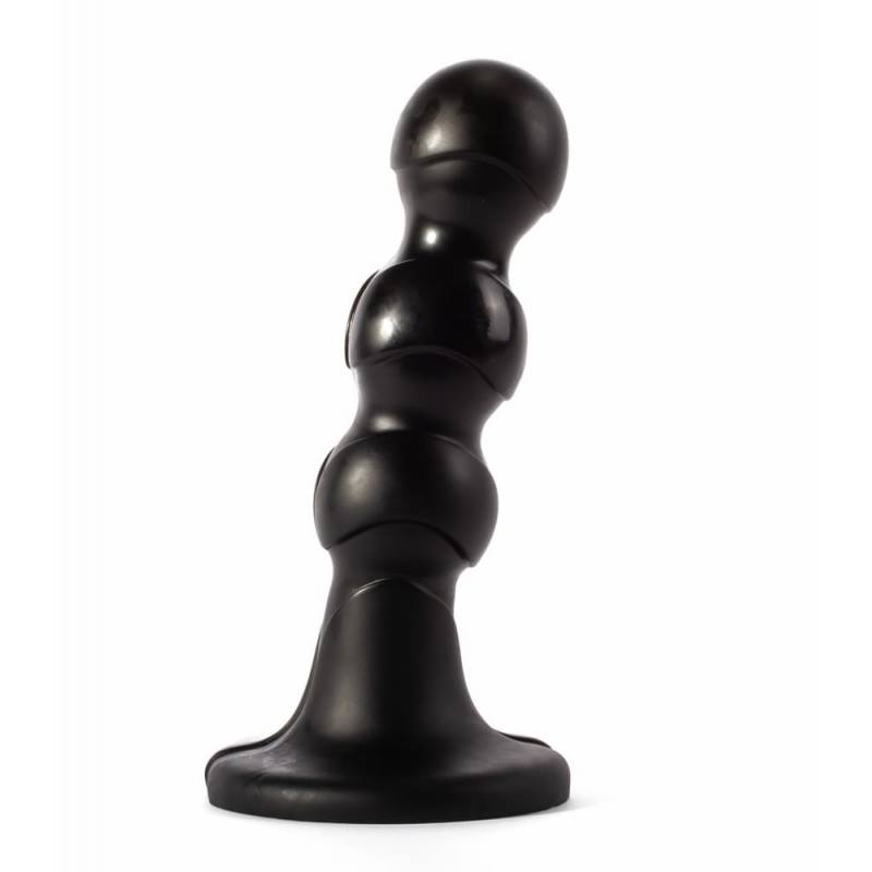 X-Men 10 Extra Girthy Butt Plug Black V"