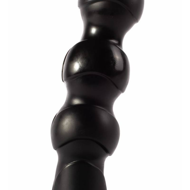 X-Men 10 Extra Girthy Butt Plug Black V"