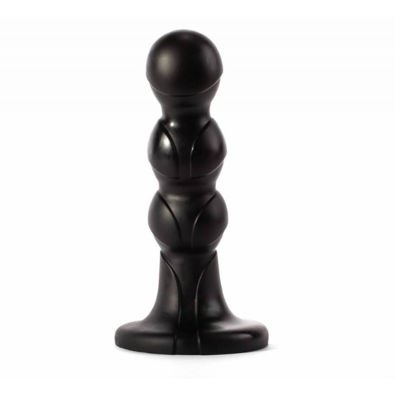 X-Men 10 Extra Girthy Butt Plug Black V"