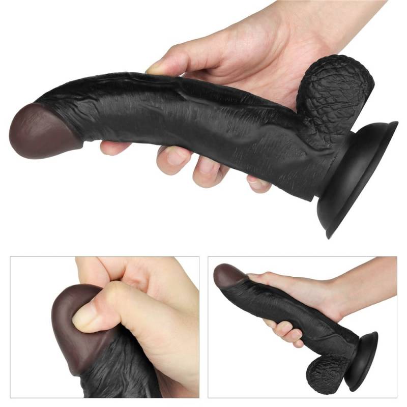 Vibrating Easy Strapon Set 8.5 Black"