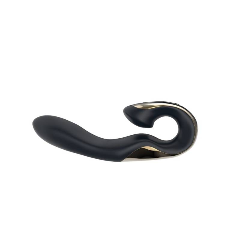 Zini Roae SE Three-way Pleasure Vibrator Black Gold